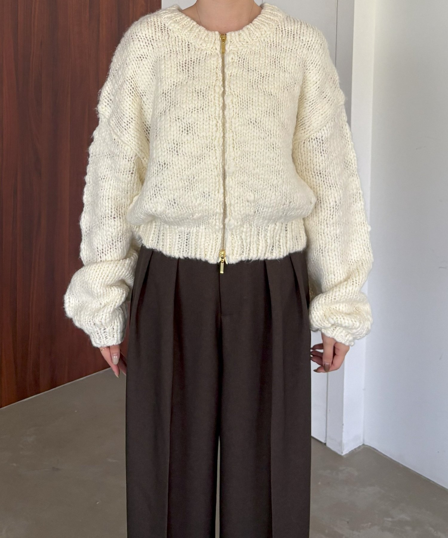 gemeil｜【LE'MAGE×gemeilコラボ】スラブカーディガン | Rakuten