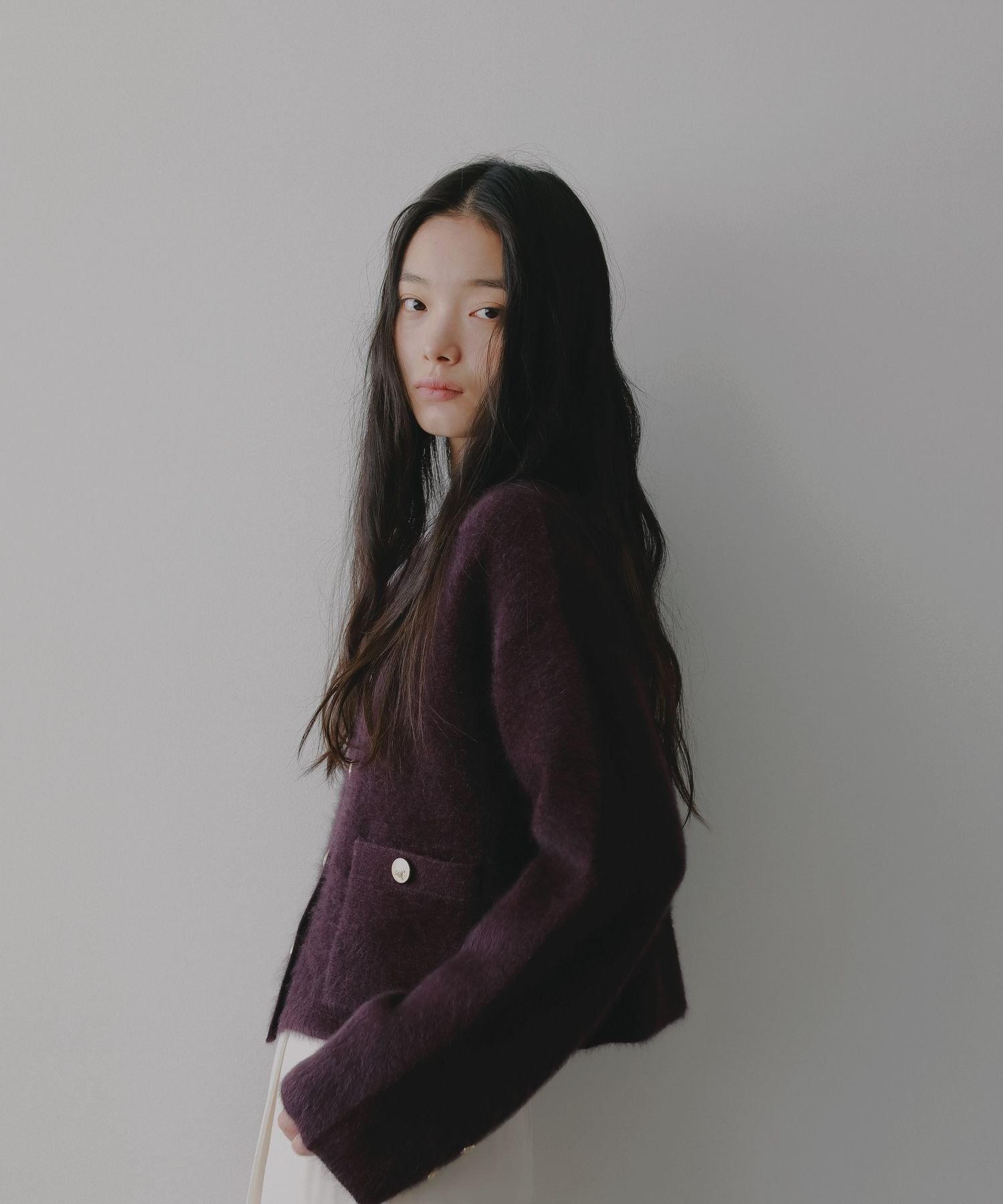 A part by｜CNラクーンコンキンボタンカーディガン | Rakuten Fashion