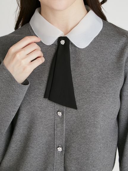 CELFORD｜【限定カラーあり】デタッチャブル総針カーディガン