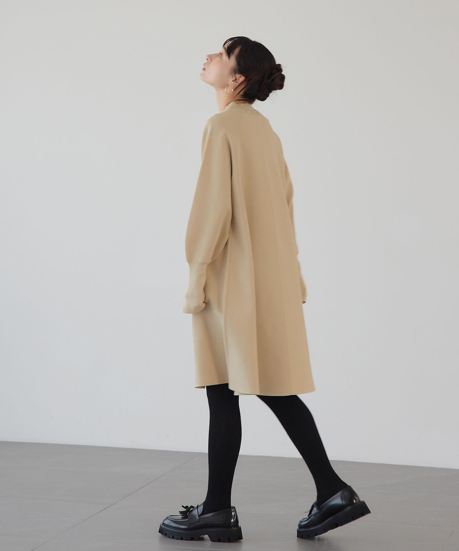 ◎新品タグ付◎エメルリファインズ◎クルーネック ミニ フレア ワンピース EMMEL REFINES（エメルリファインズ）の「＜EMMEL REFINES＞ EM HW