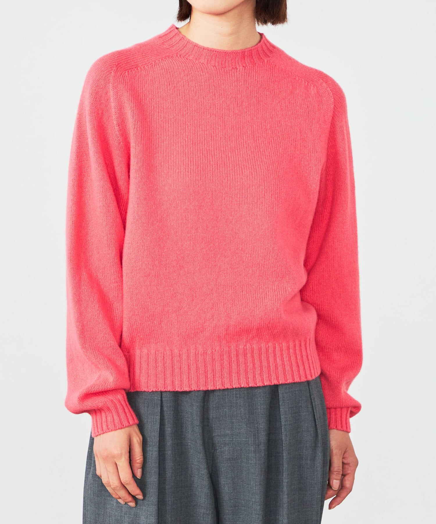 Bshop｜MORRIS & SONS | ジーロンラム クルーネックニット WOMEN