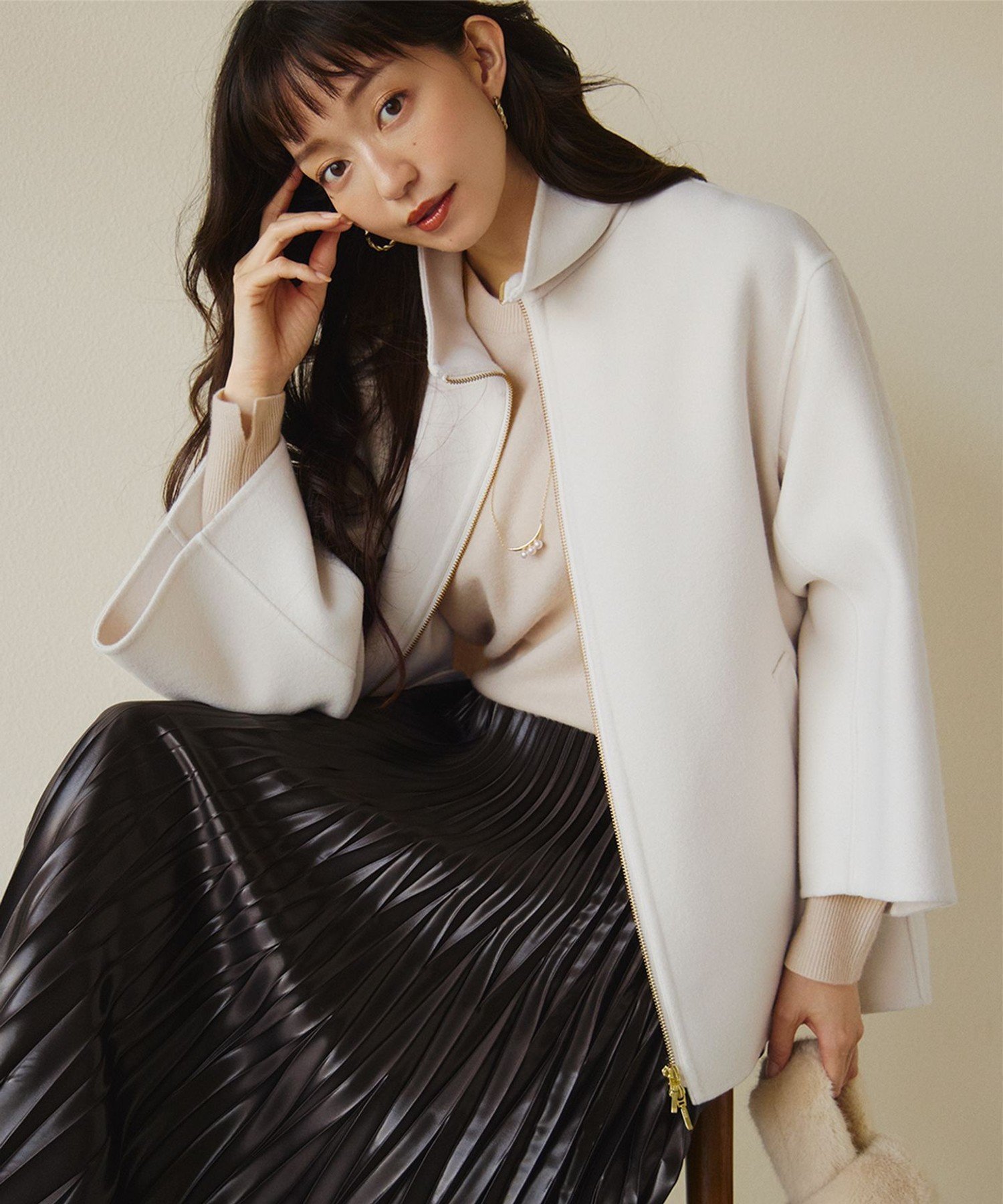 23区｜ウールリバー スタンドカラーコート | Rakuten Fashion(楽天