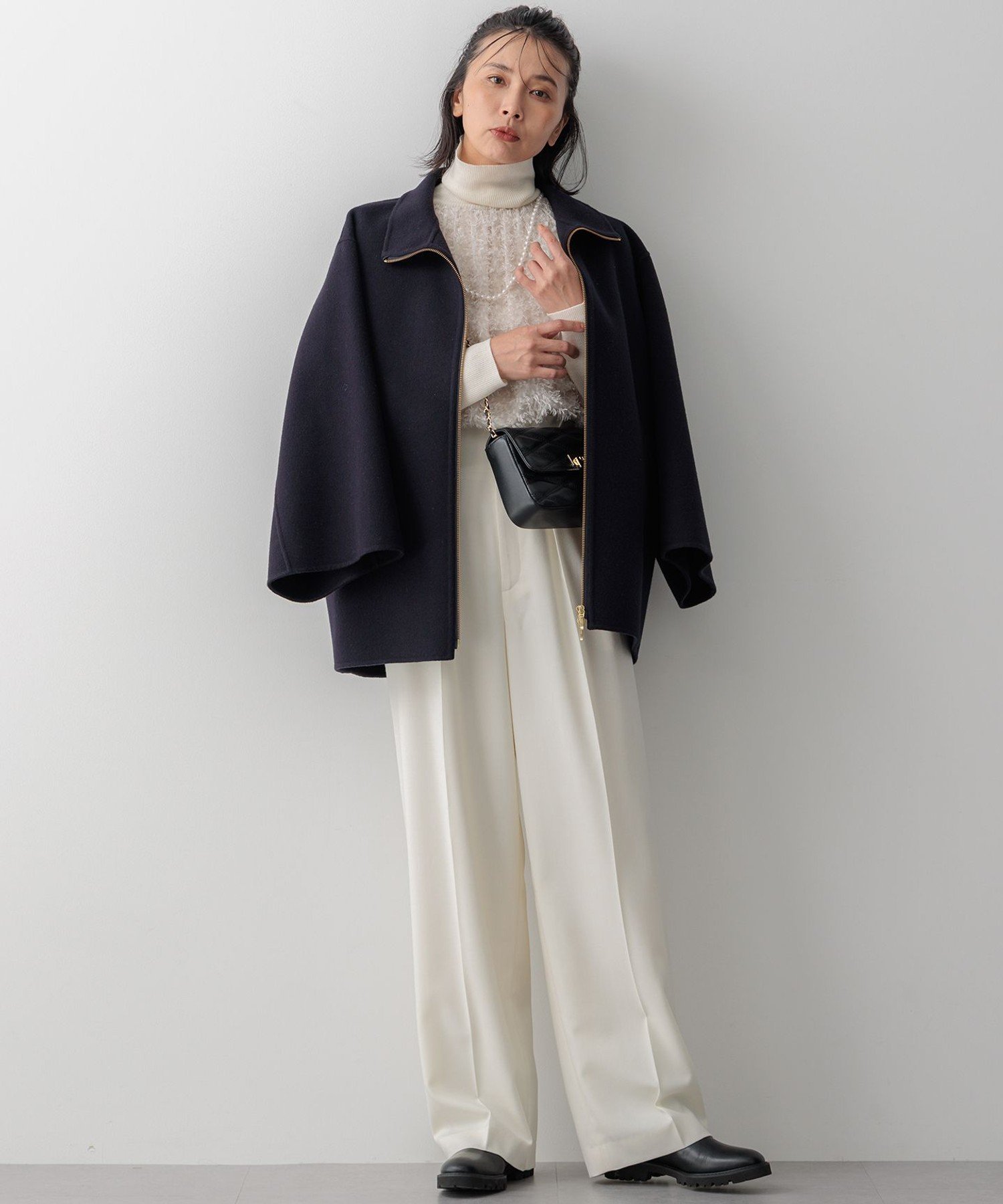 23区｜ウールリバー スタンドカラーコート | Rakuten Fashion(楽天