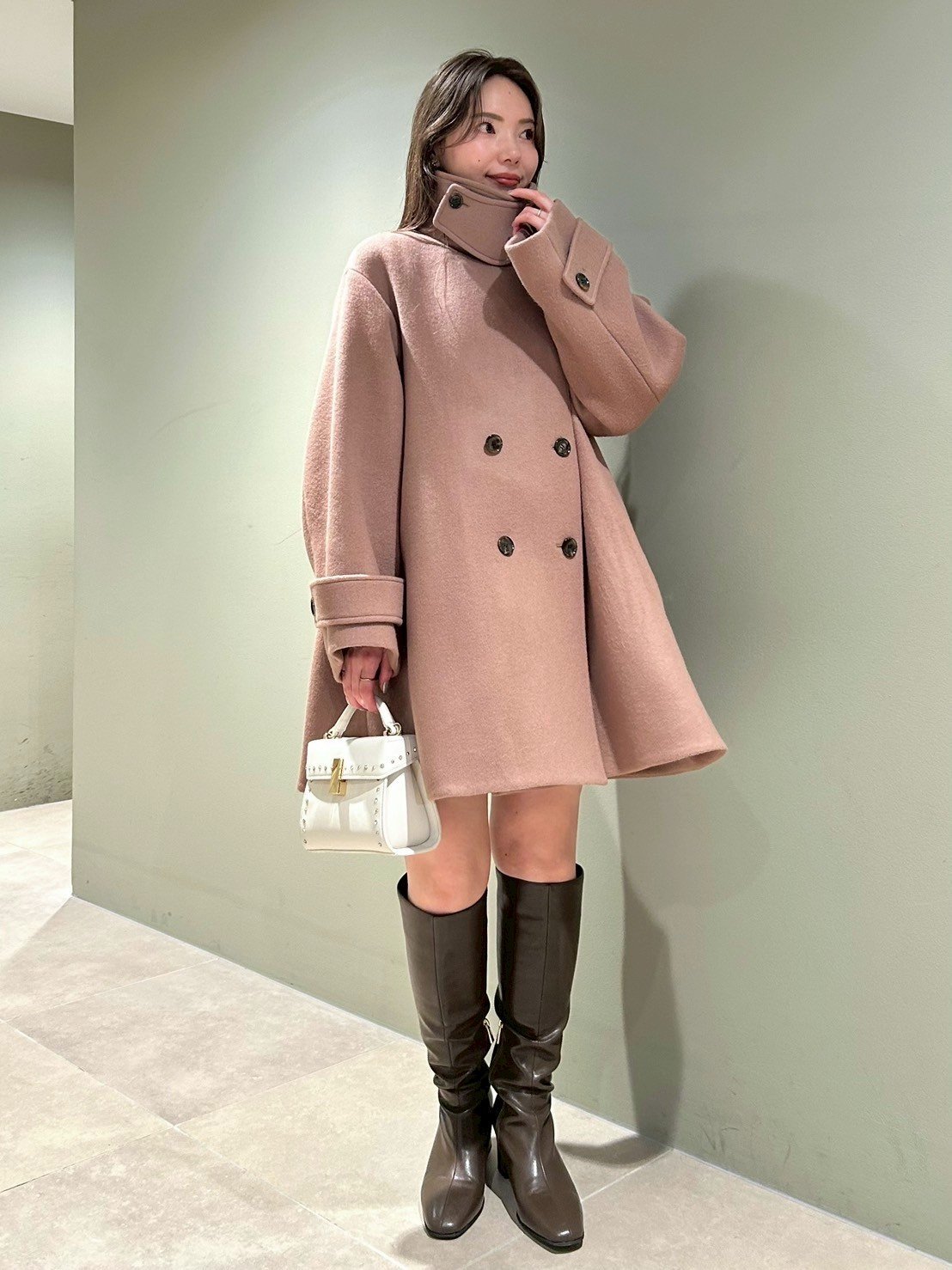 CELFORD｜Aラインウールミドルコート | Rakuten Fashion(楽天