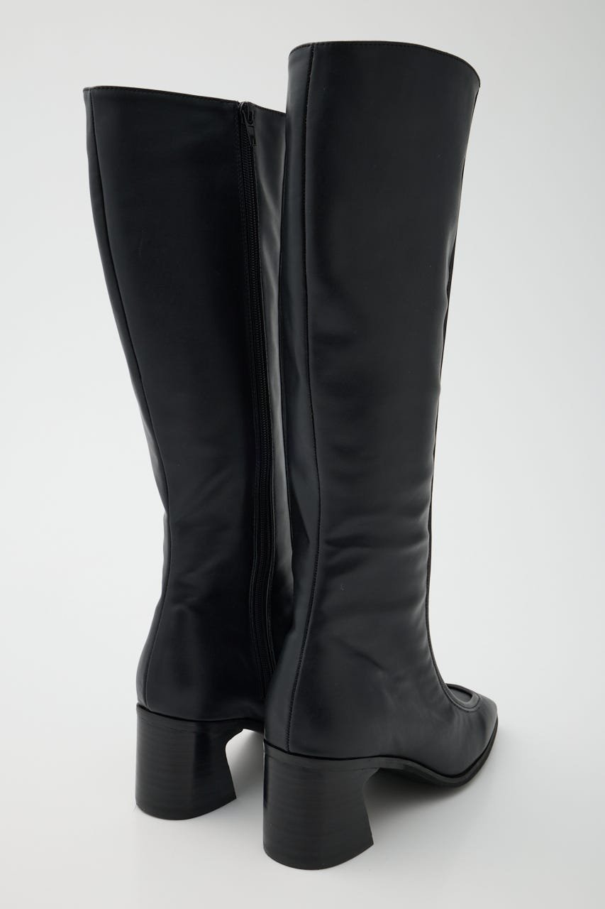 moussy｜【ViVi掲載】SQUARE TOE ロングブーツ | Rakuten Fashion(楽天