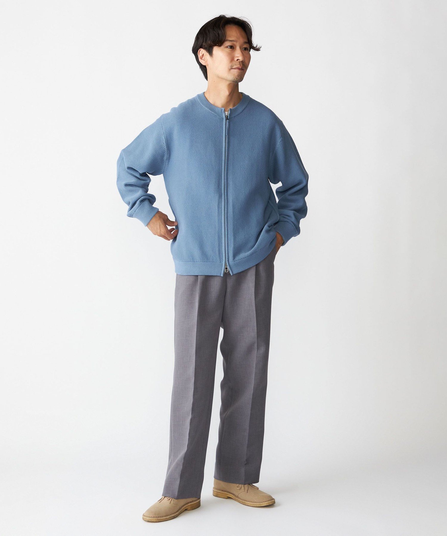 タグ付未使用⁂ピッコーネ⁂長そでカーディガン　シルク混　アルチビオ　ラクダ 11008KRWOCM0357005001?$VS_1500$