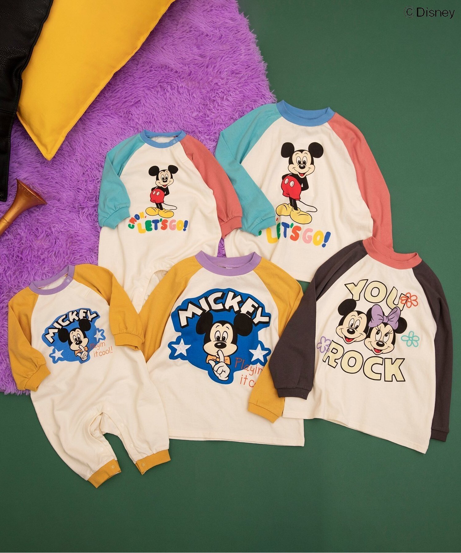 F.O.Online Store｜【リンク】ディズニーキャラクター/ラグランTシャツ