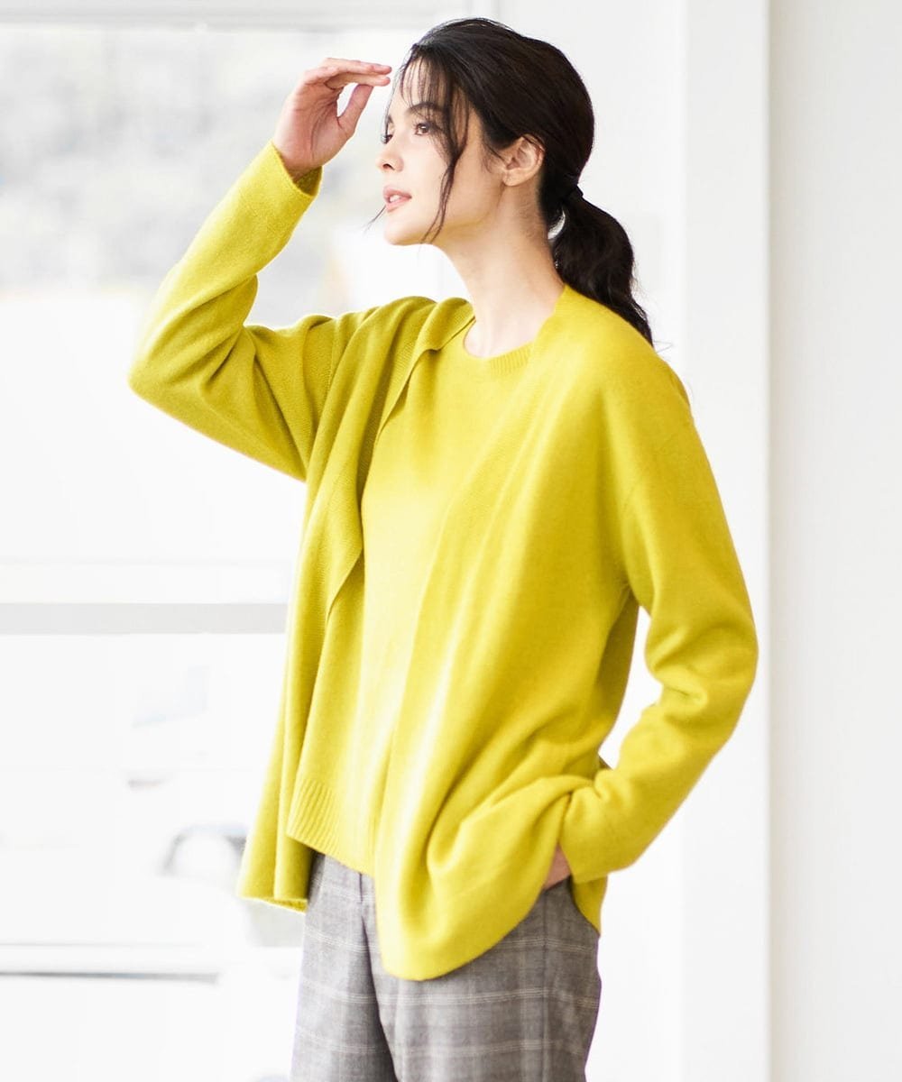 楽天市場】アンサンブル ニット（素材（生地・毛糸）カシミヤ