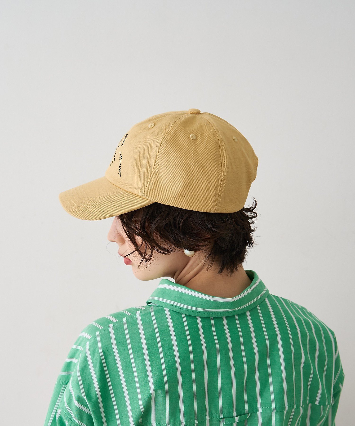 Rouge vif la cle｜【LY/エルワイ】レター刺繍キャップ Letter cap