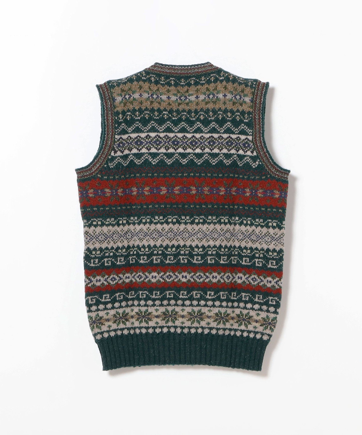 BEAMS MEN｜JAMIESON`S / 別注 Fairsile V-Neck Knit Vest | Rakuten