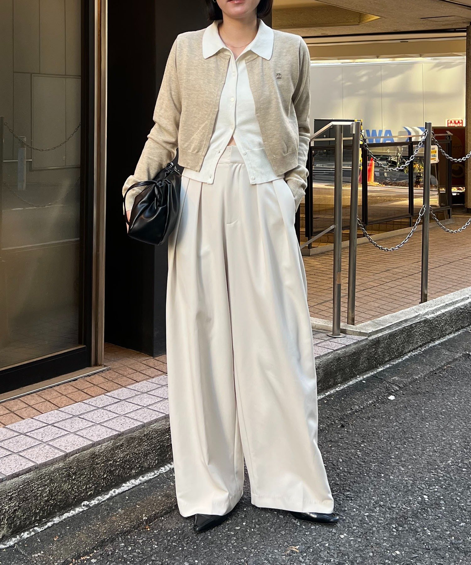 CAPRICIEUX LE'MAGE｜レイヤードポロニットカーディガン | Rakuten