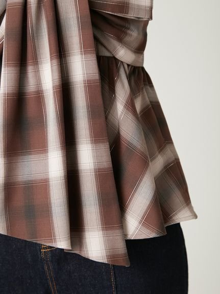 FRAY I.D｜オンブレラメチェックリボンキャミ | Rakuten Fashion(楽天