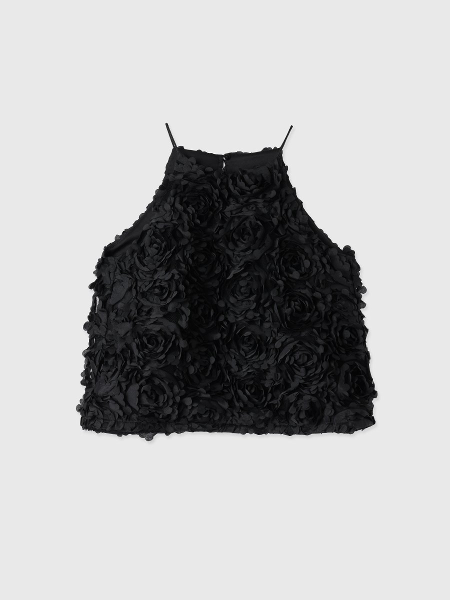 EIMY ISTOIRE｜ボリュームフラワーモチーフアメスリトップス | Rakuten