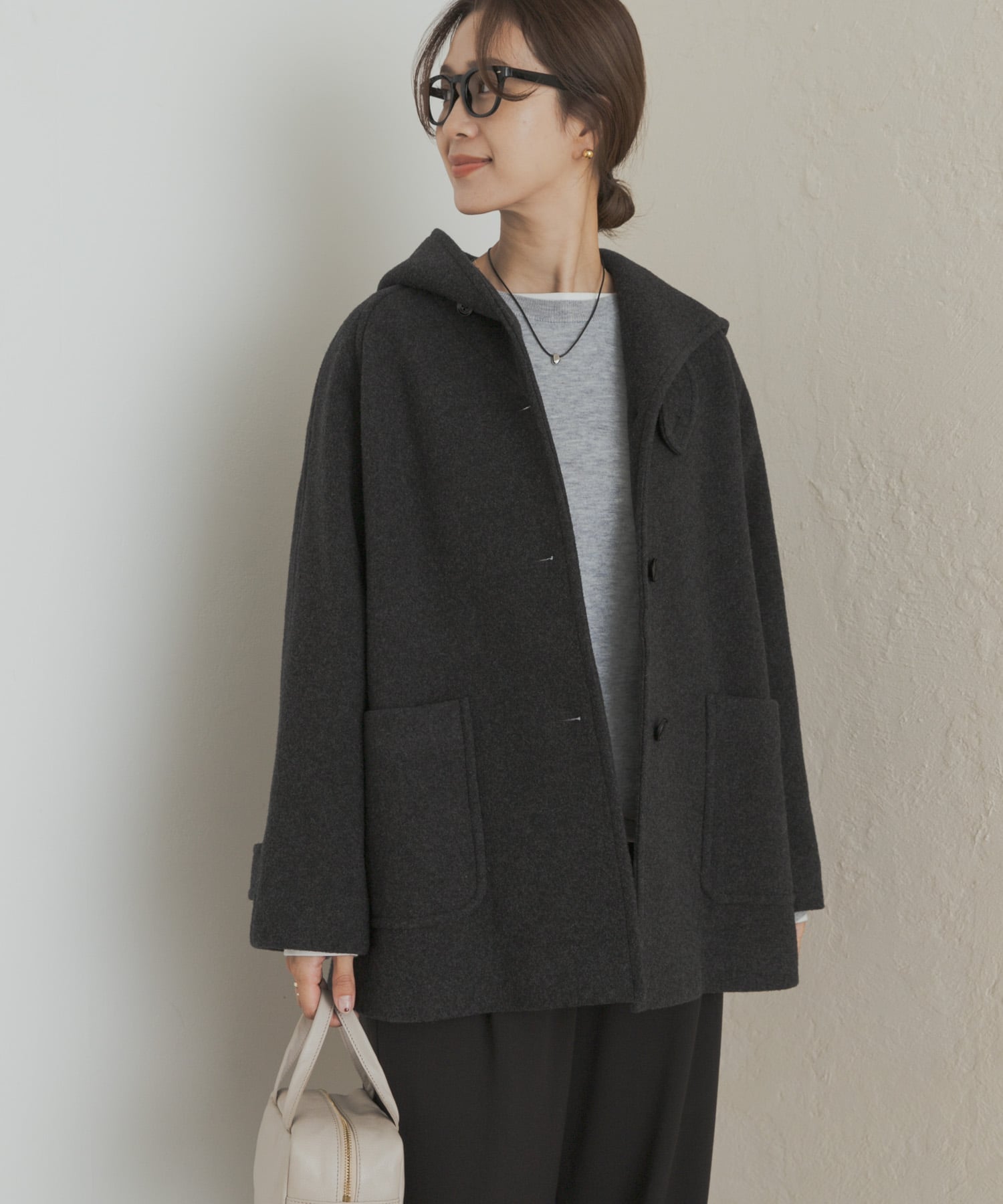 URBAN RESEARCH DOORS｜エアリーウールフードコート | Rakuten Fashion