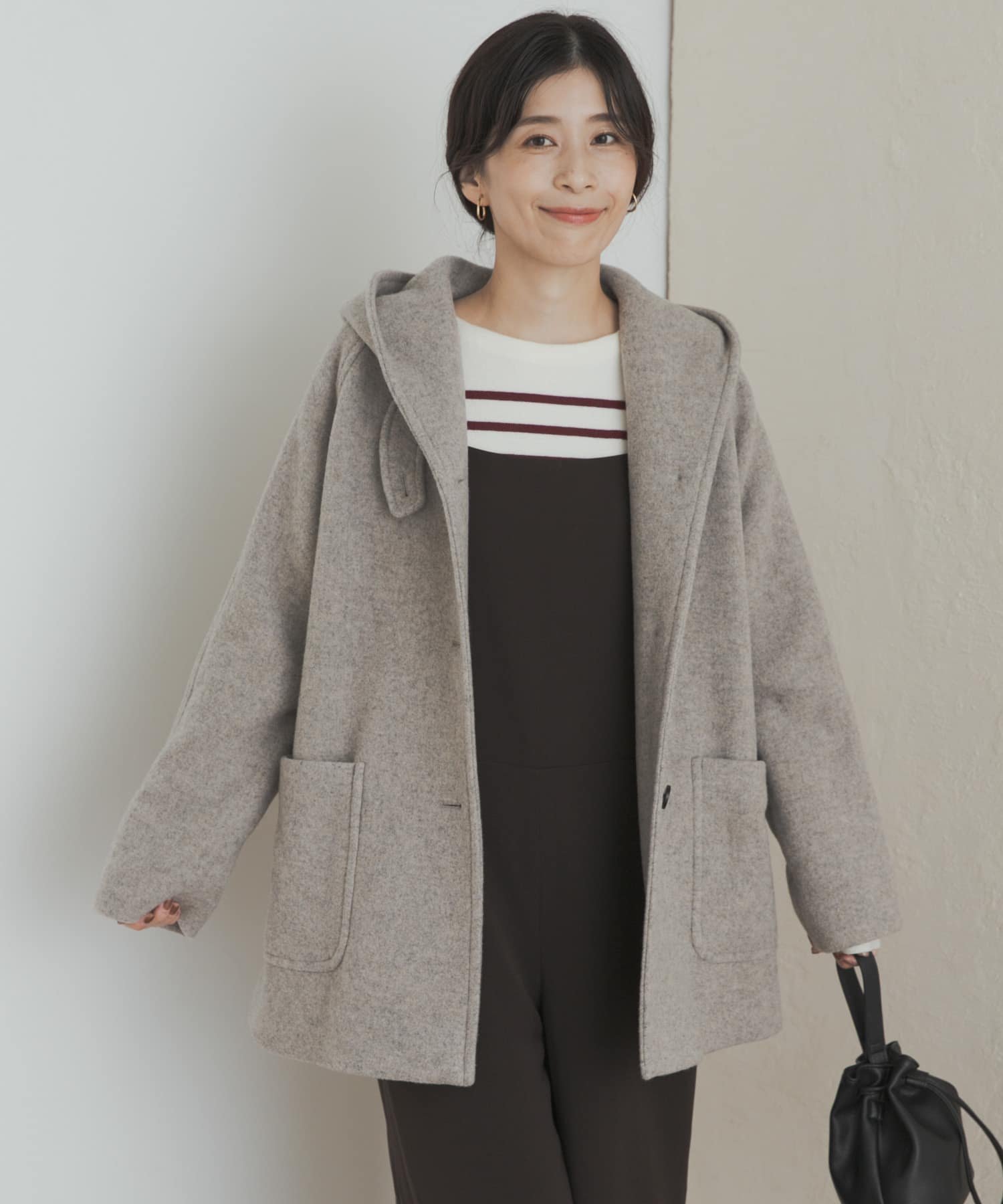 URBAN RESEARCH DOORS｜エアリーウールフードコート | Rakuten Fashion