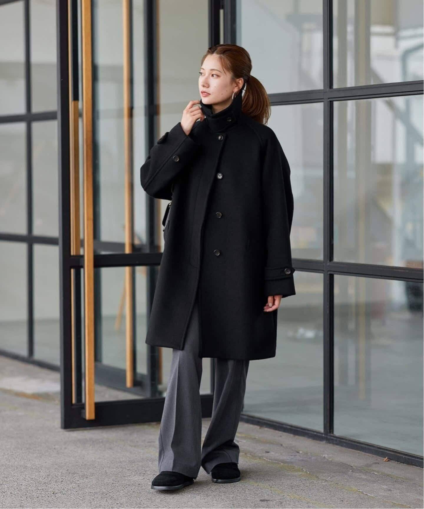 FRAMeWORK｜≪追加≫ラムウールMIXシャルムバルカラーコート 4