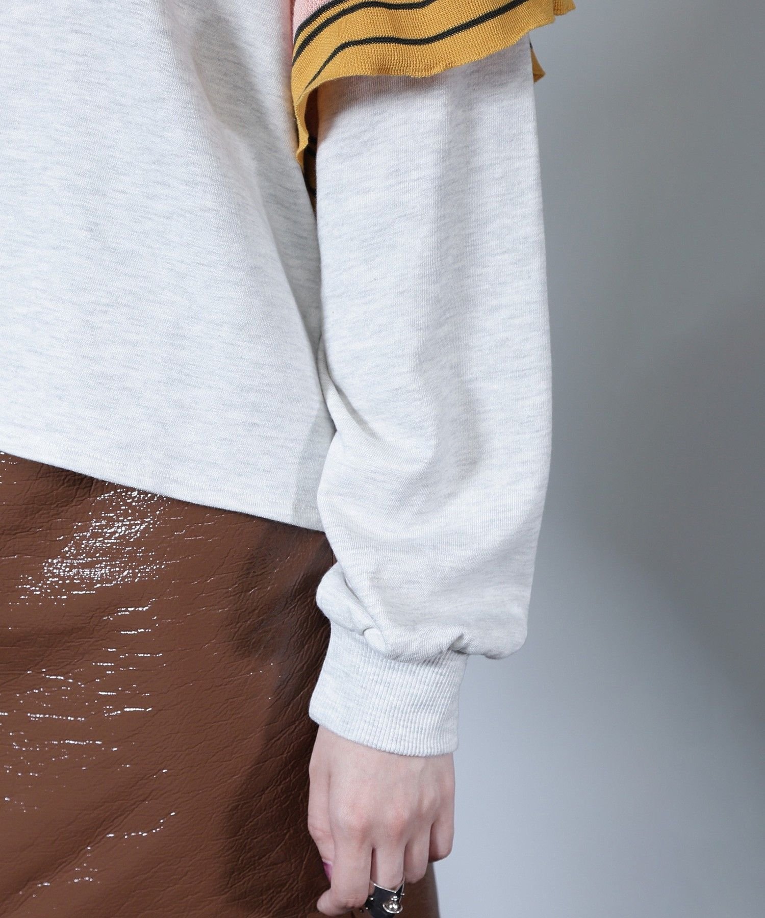 ROSE BUD｜フリルドッキングプルオーバー | Rakuten Fashion(楽天