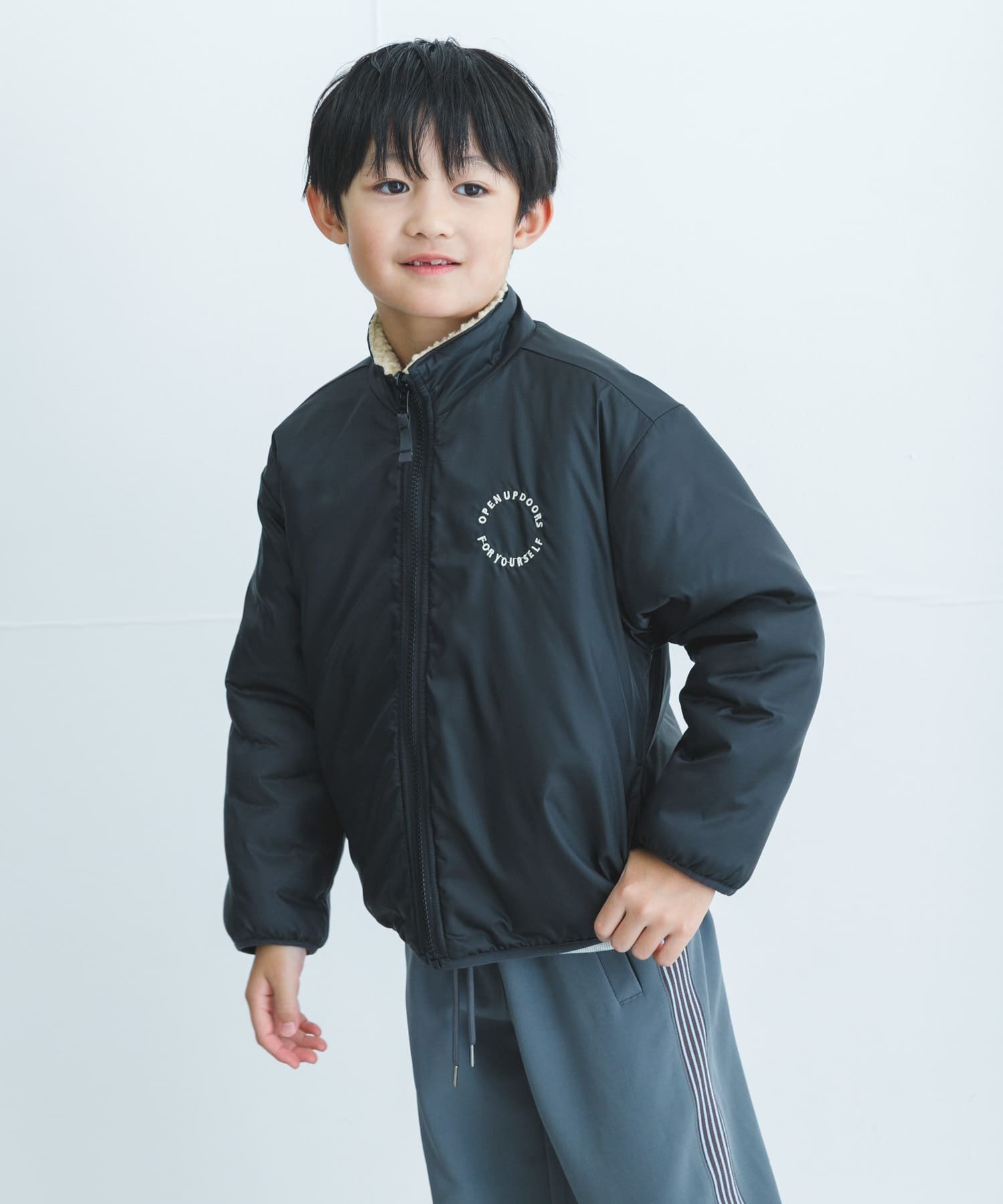 URBAN RESEARCH DOORS｜リバーシブルボアジャケット(KIDS) | Rakuten