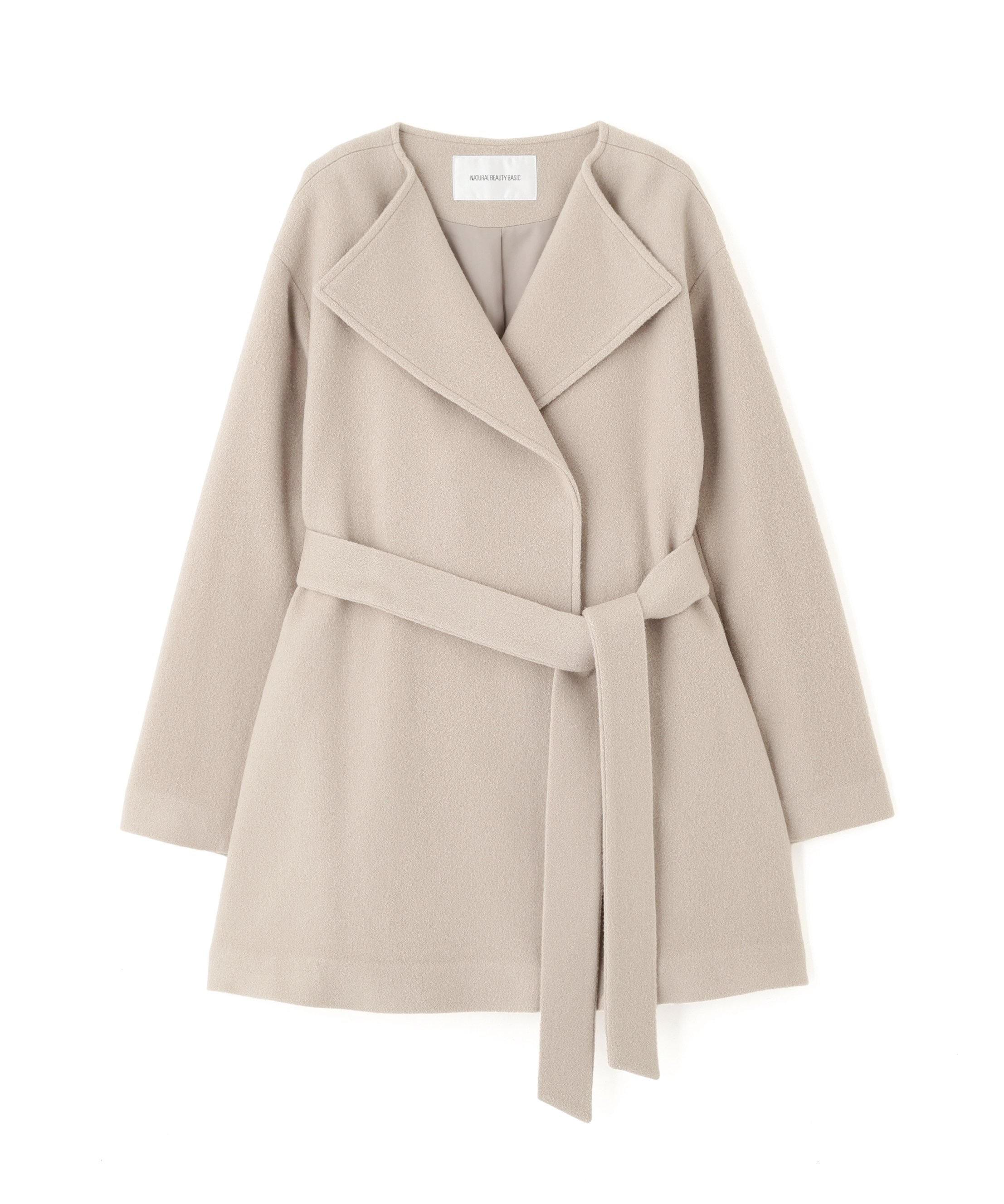 NATURAL BEAUTY BASIC｜ベルテッドミディコート | Rakuten Fashion