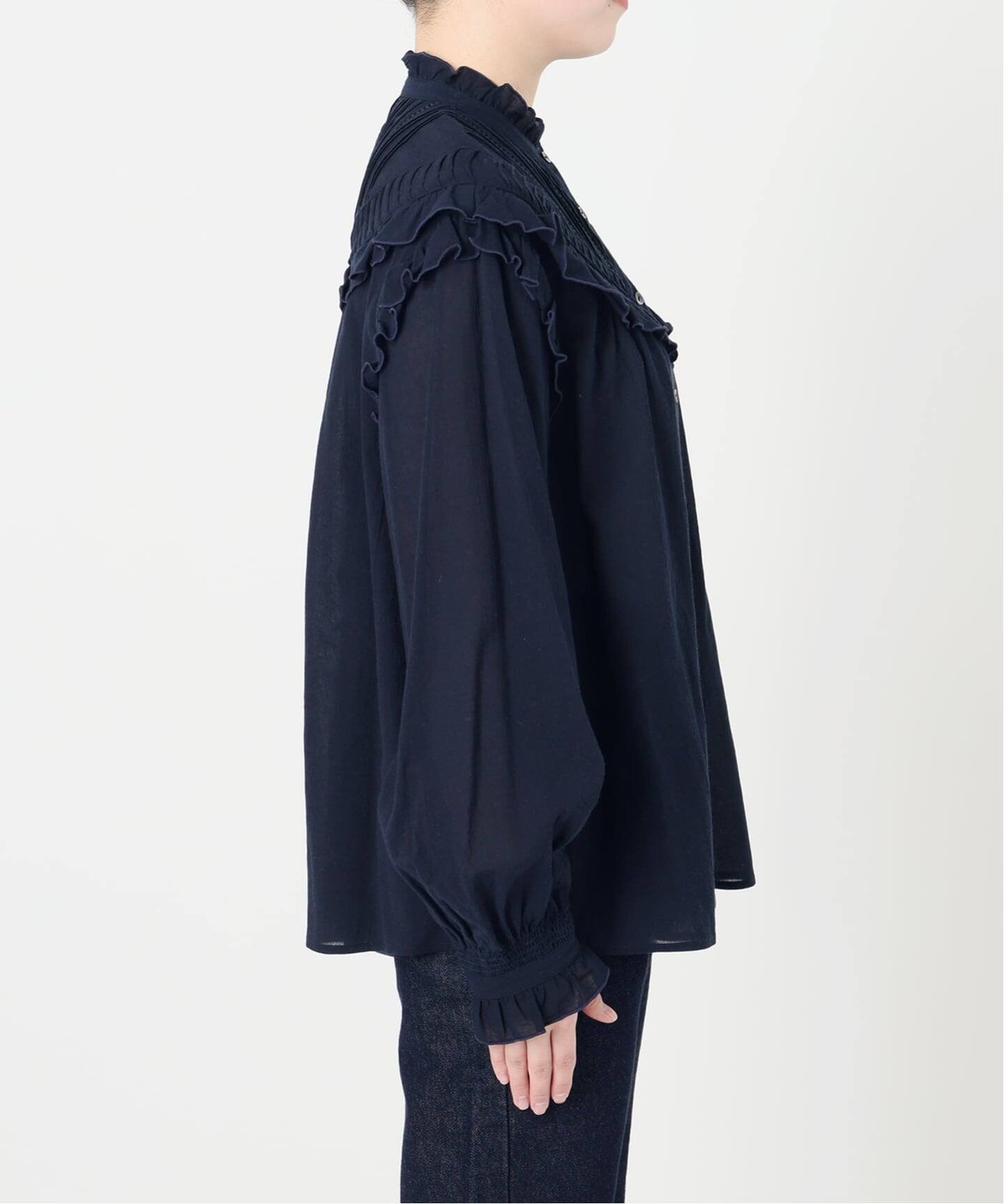 SLOBE IENA｜《WEB限定/追加3》フリルピンタックブラウス | Rakuten