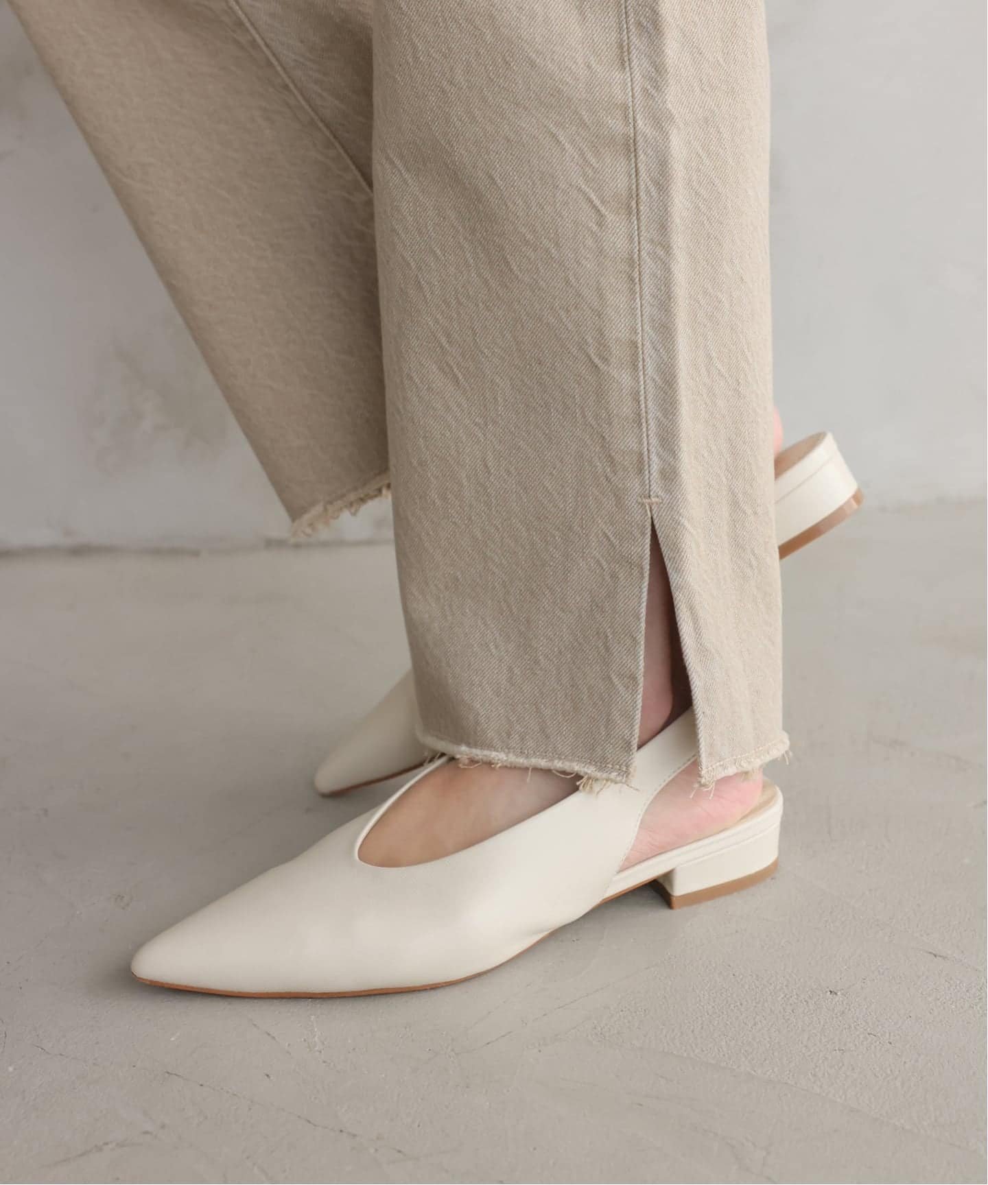 SLOBE IENA｜《追加予約》SLOBE レザーフラットシューズ | Rakuten