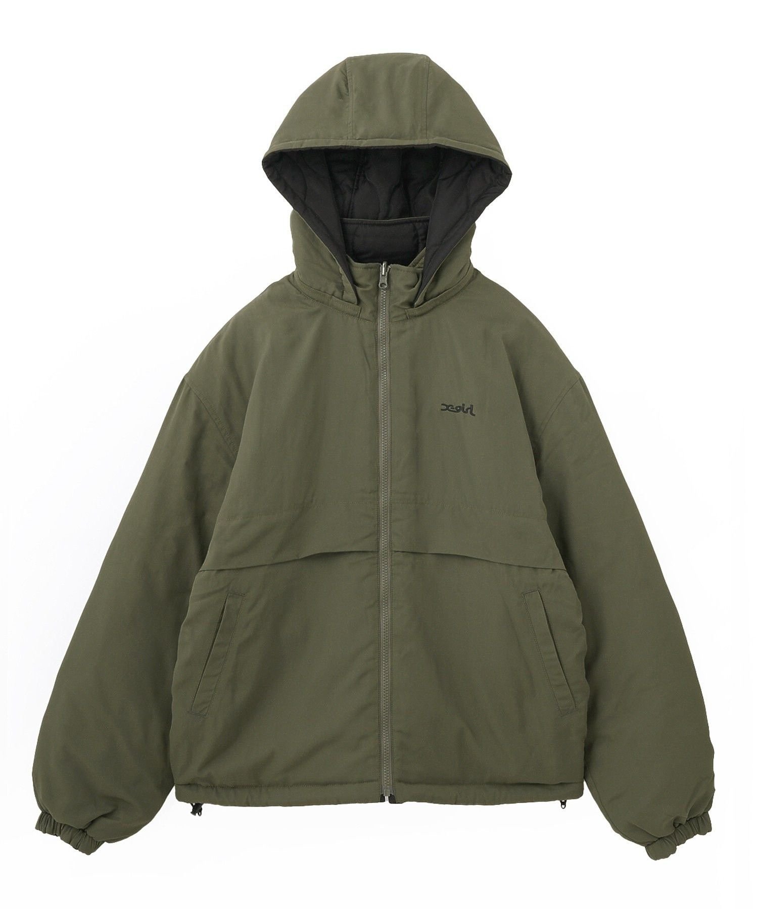 X-girl｜FACE PATCH REVERSIBLE JACKET | Rakuten Fashion(楽天