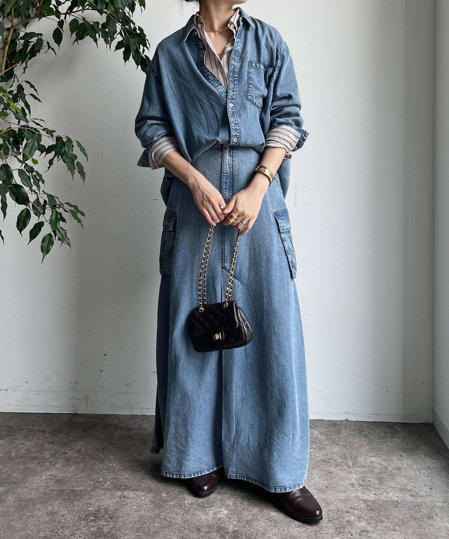 DOUDOU｜リヨセルデニムシャツ | Rakuten Fashion(楽天ファッション