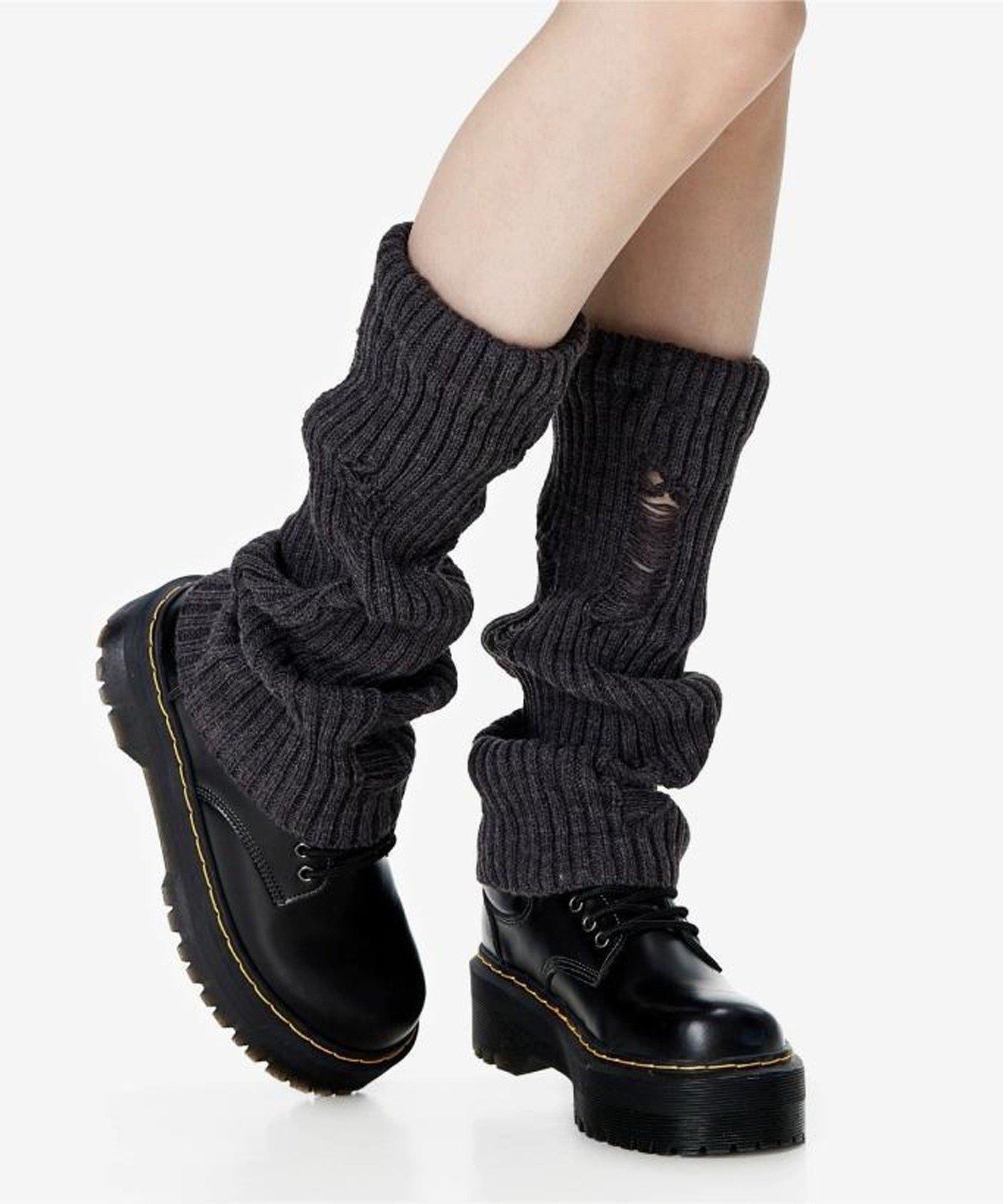 aimoha｜【HOOK】for girls ダメージ加工ルーズソックス レッグ