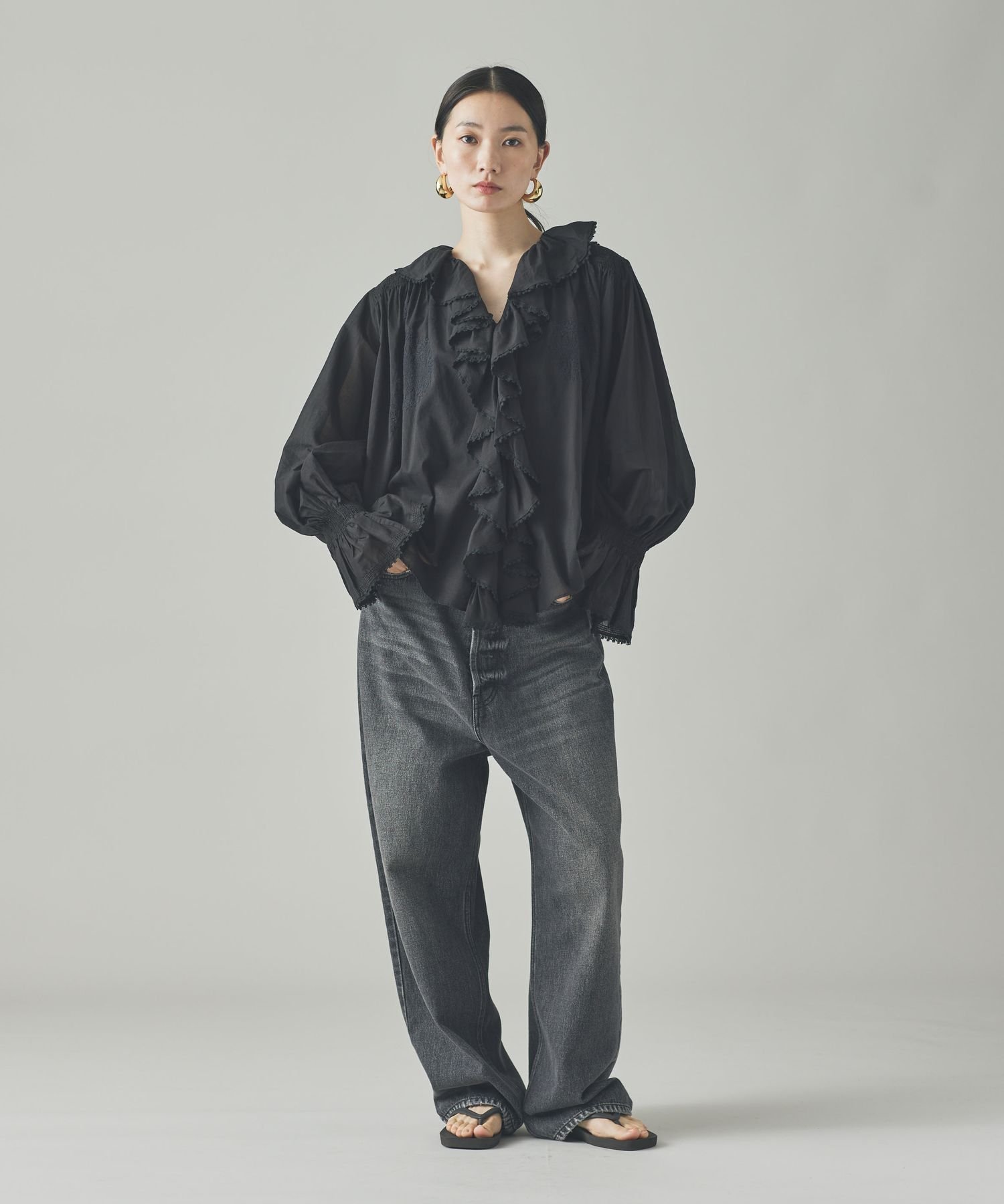 Curensology｜ラッフルレースブラウス | Rakuten Fashion(楽天