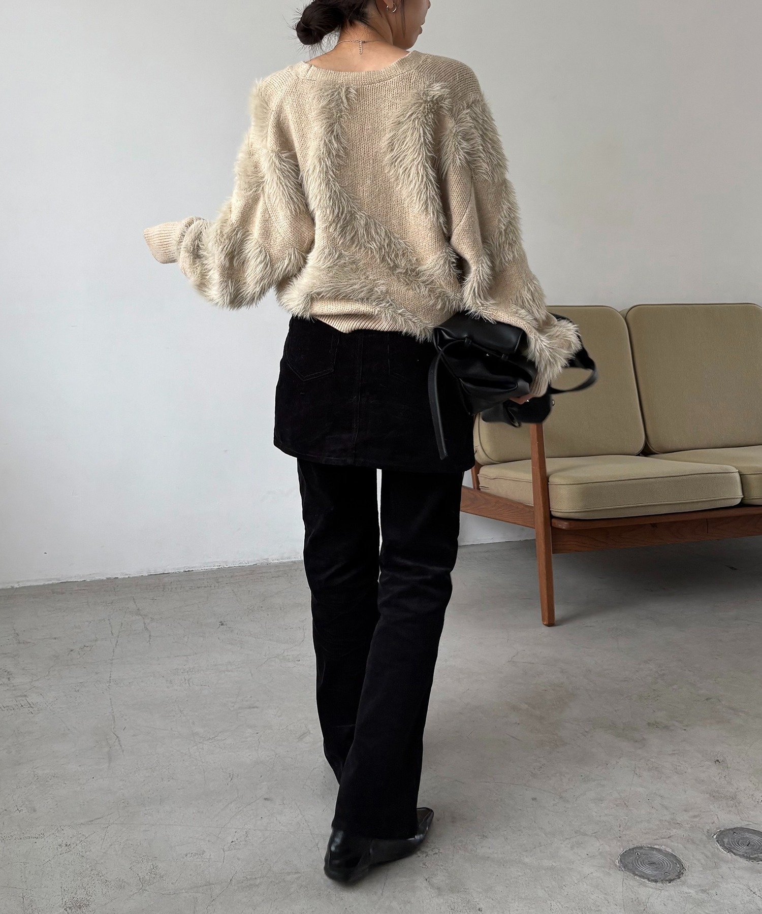 CAPRICIEUX LE'MAGE｜WAVEフェザーカーディガン | Rakuten Fashion