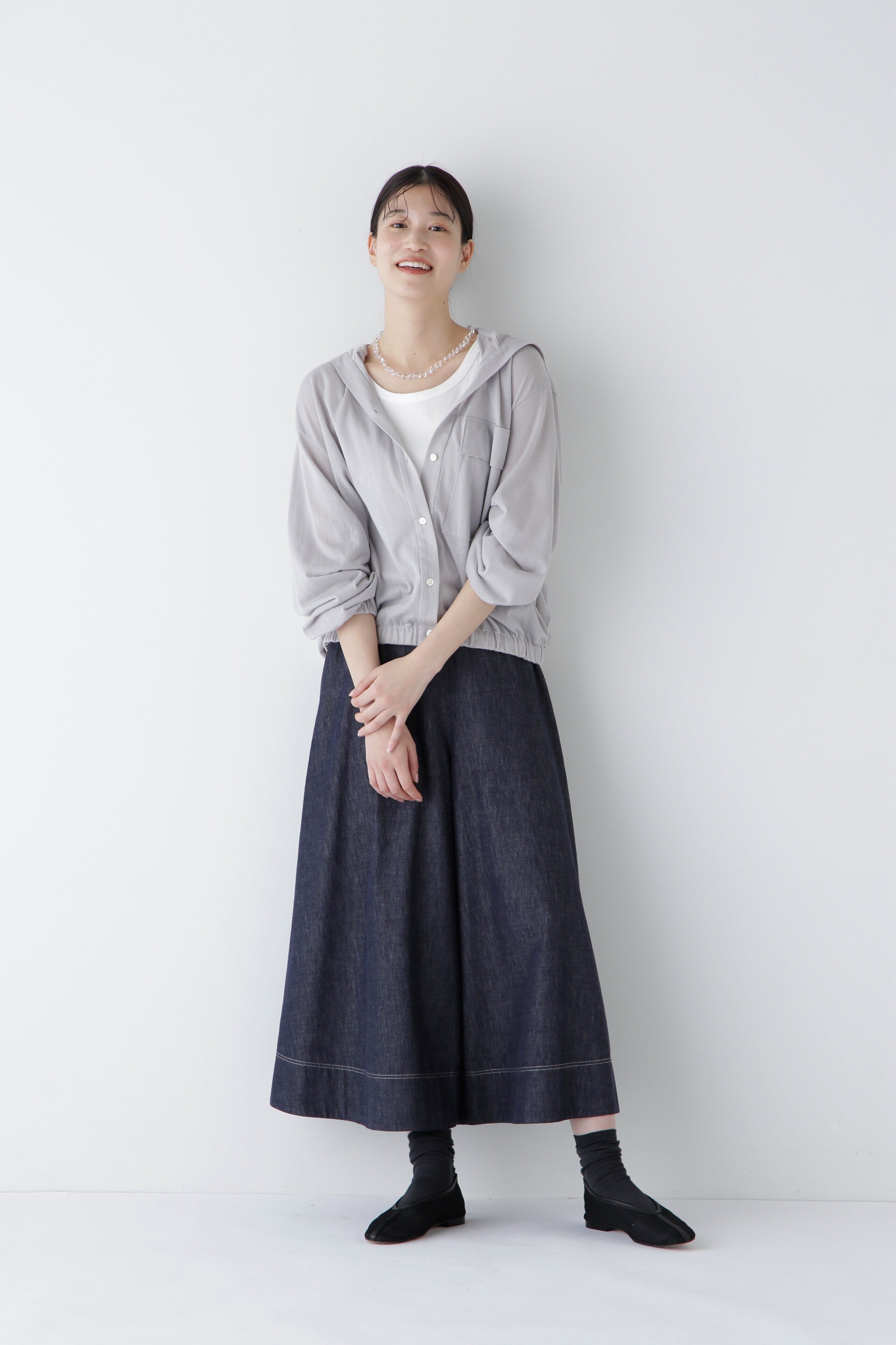 human woman｜◇ライトオンスデニムフレアースカーチョ | Rakuten