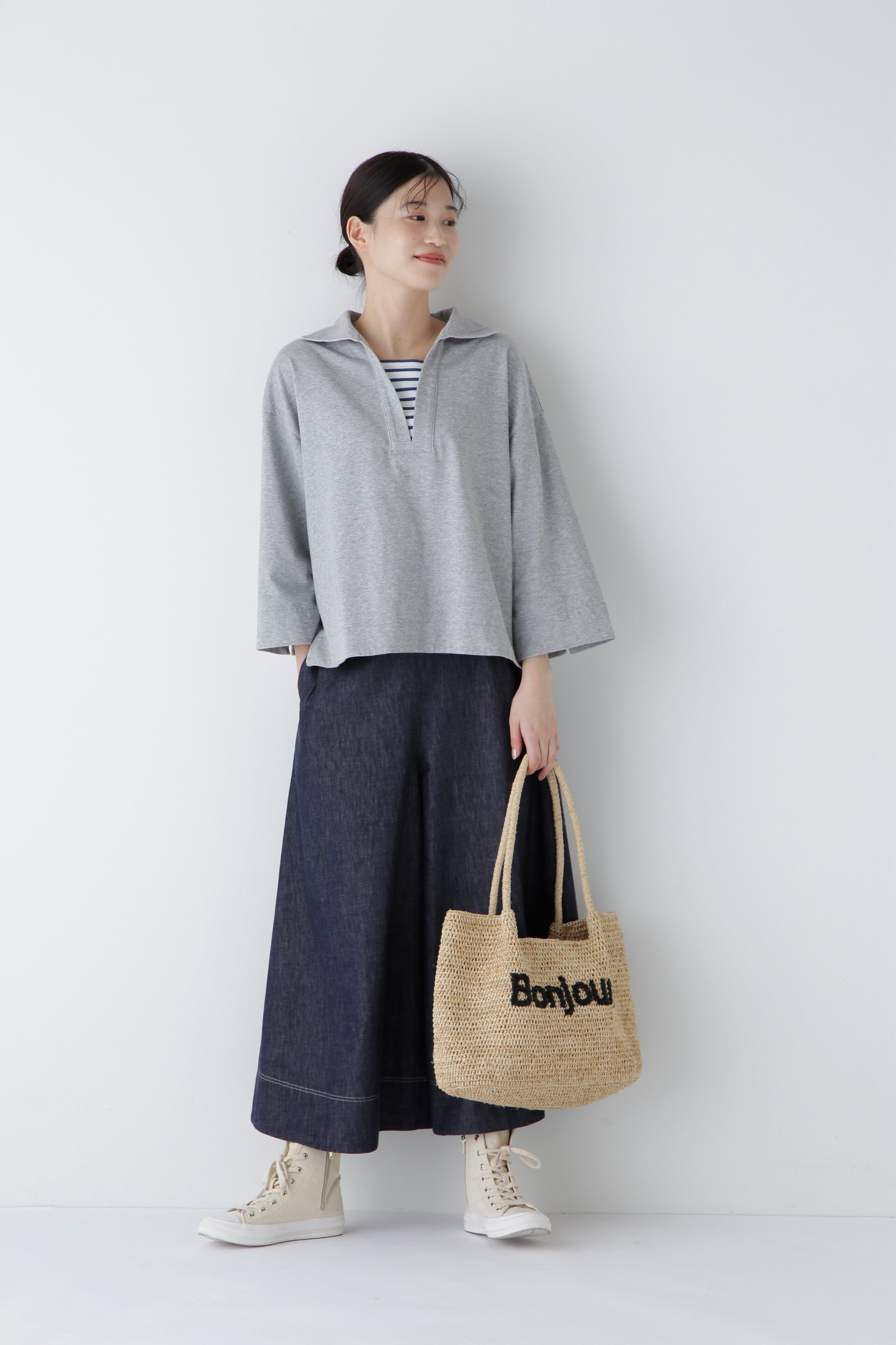 human woman｜◇ライトオンスデニムフレアースカーチョ | Rakuten