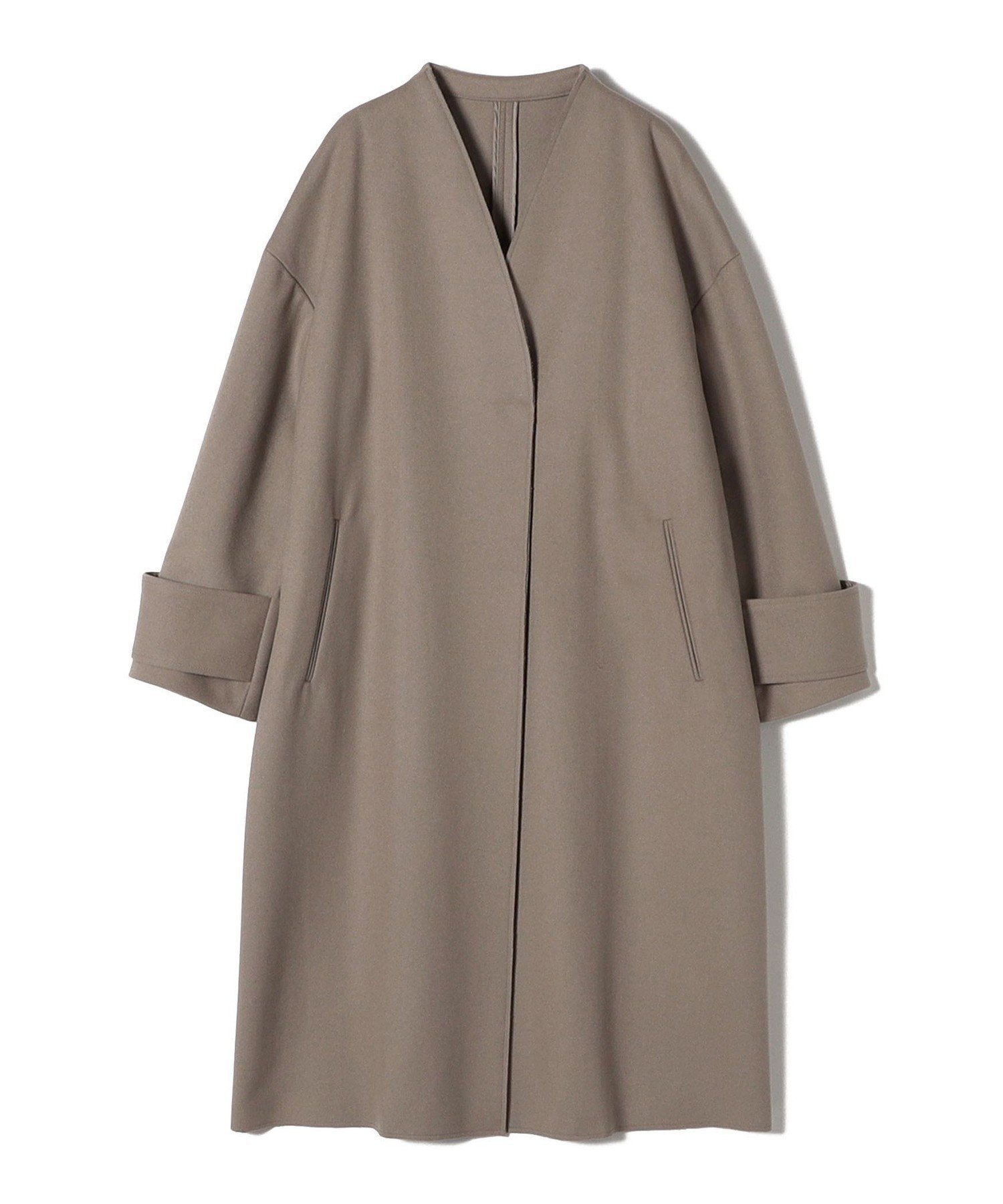 SHIPS｜MANTECO ノーカラー コート | Rakuten Fashion(楽天