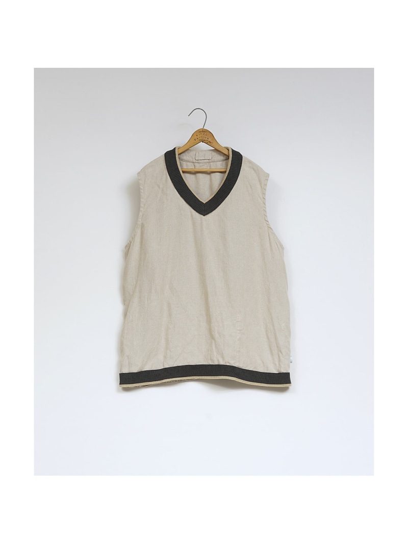 楽天市場】Nigel Cabourn クリケットベストリバーシブル - リネンピン