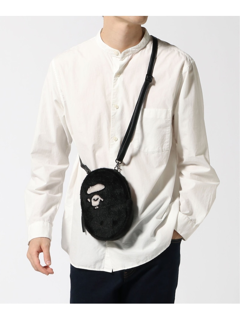 楽天市場】A BATHING APE APE HEAD FAUX FUR MINI SHOULDER BAG ア