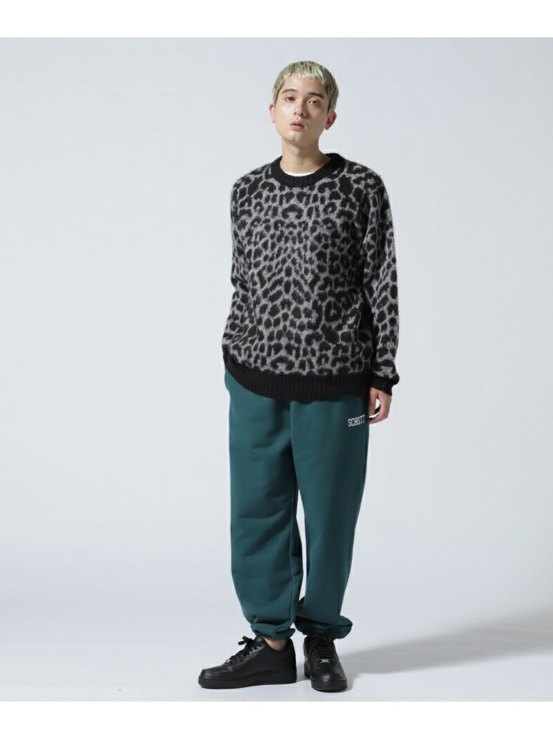 楽天市場】【SALE／50%OFF】Schott LEOPARD MOHAIR SWEATER/レオパード
