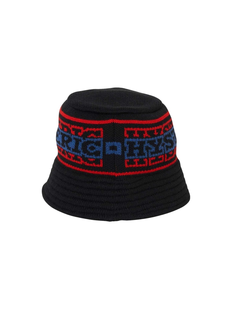 楽天市場】HYSTERIC GLAMOUR STRIPE LOGO ニットバケットハット