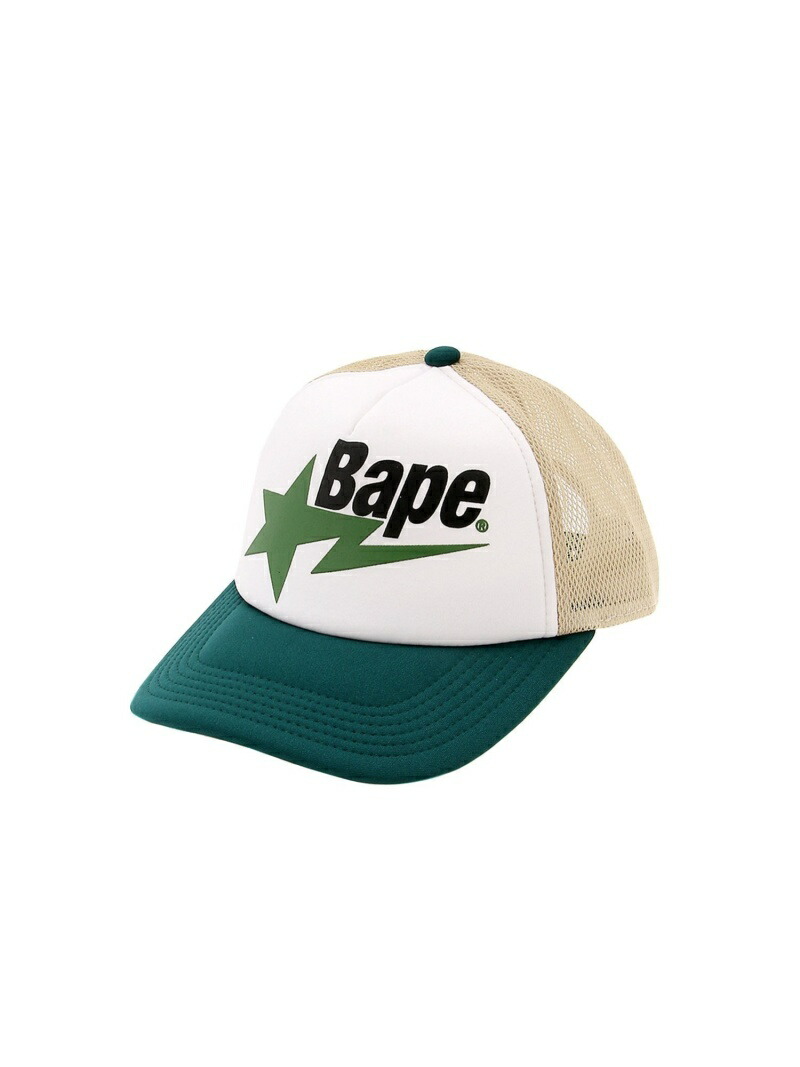 楽天市場】A BATHING APE BAPE STA MESH CAP M ア ベイシング エイプ