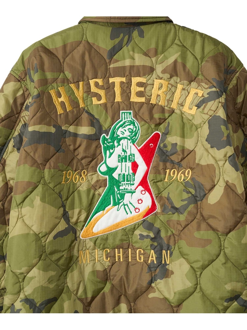 楽天市場】HYSTERIC GLAMOUR GUITAR GIRL MICHIGAN刺繍 キルティング