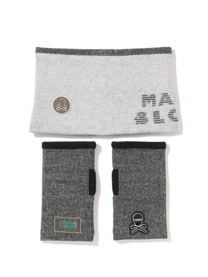 楽天市場】MARK & LONA Two-Tone Stripe Neck & Hand Warmer Combo