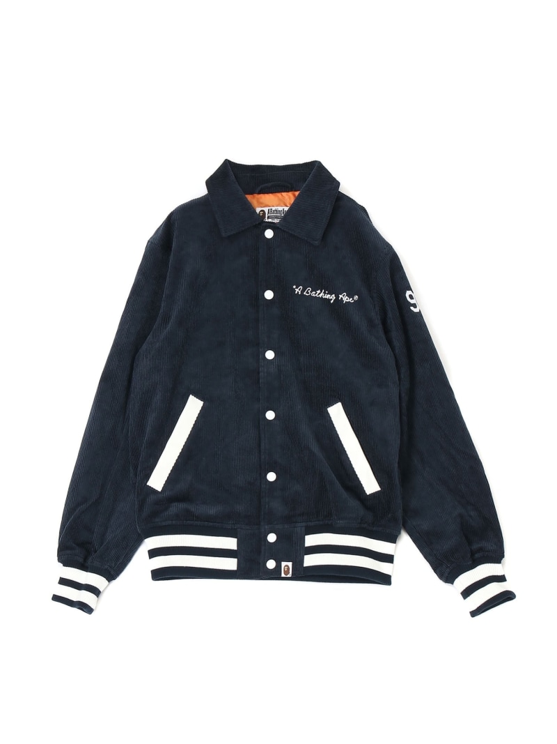 楽天市場】A BATHING APE GENERAL CORDUROY VARSITY JACKET ア
