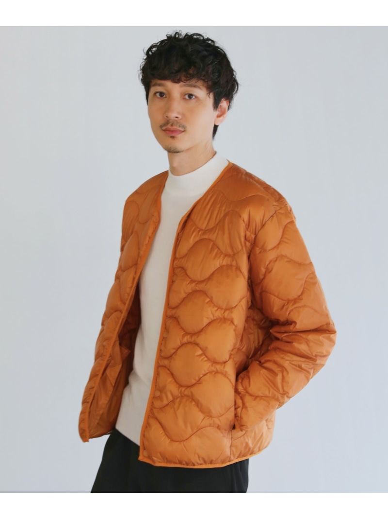楽天市場】キルティング ジャケット（カラーオレンジ）（メンズ