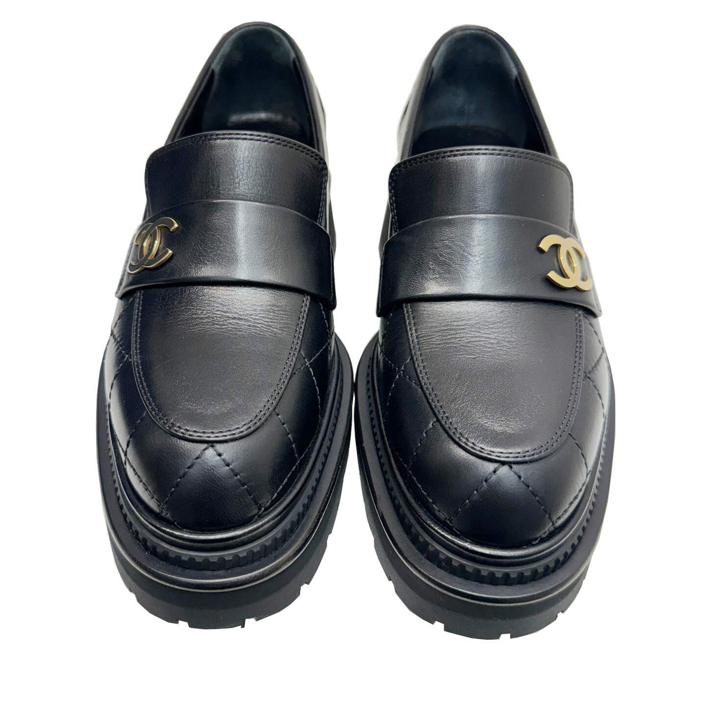 楽天市場】【中古】CHANEL シャネル ココマーク ローファー 23A G45074