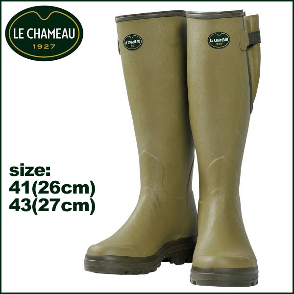 楽天市場】旧商品 ルシャモー Le Chameau ビエルゾンブーツ 66722