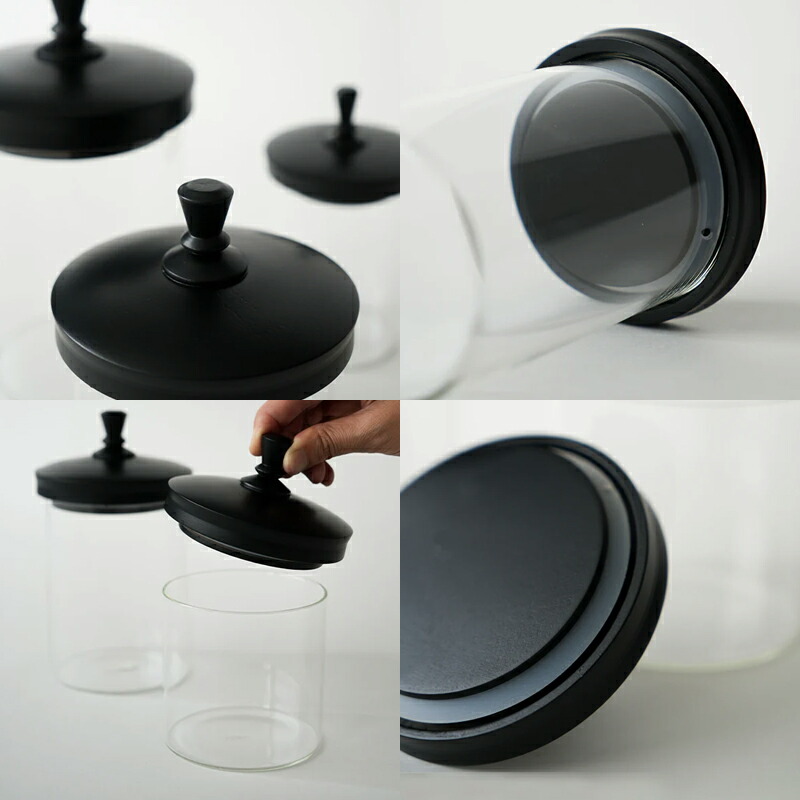 楽天市場】ティムガラスジャー L ガラスジャー ティム ストッカー ふた