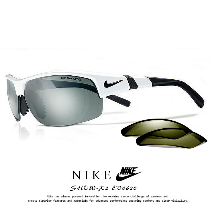 楽天市場】ナイキ サングラス EV0620 101 SHOW-X2 NIKE ev0620 show x2