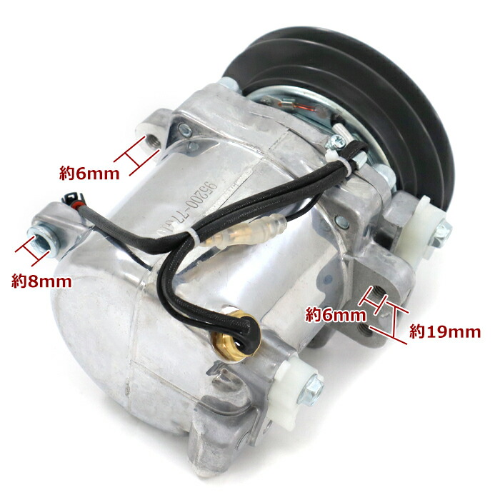 楽天市場】スズキ ジムニー ターボ JA22W エアコンコンプレッサー AC