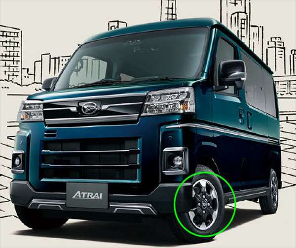 楽天市場】『アトレー』 純正 S700 S710 アルミホイール（12インチ