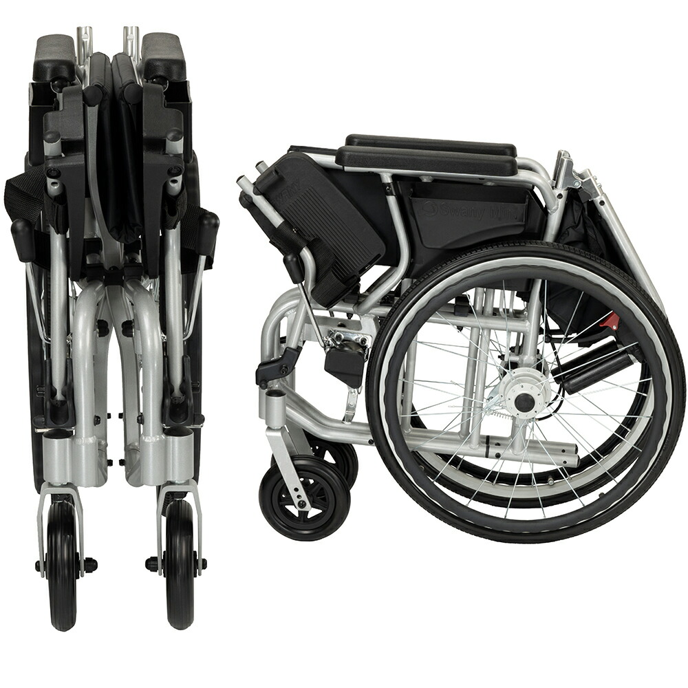 楽天市場】スワニー公式 世界最小クラス車いす スワニーミニ Swany