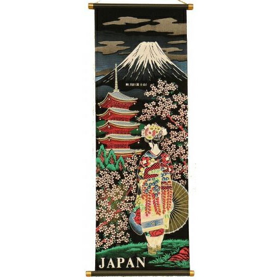 楽天市場】【日本のお土産】 掛け軸 中サイズ(高さ約84cm) 桜舞妓